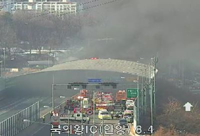 경기도 과천시 제2경인고속도로 과천지식정보타운 및 북의왕IC 인근 방음터널 / 사진=국토교통부