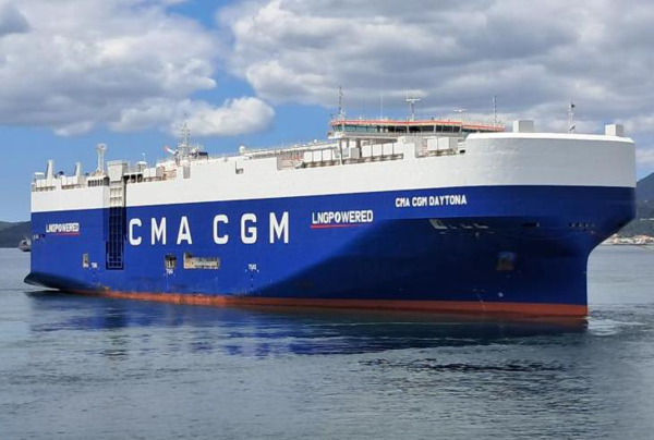 CMA CGM의 DAYTONA호.(사진_부산항만공사)