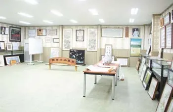 ▲ 지리산문학관 내부모습