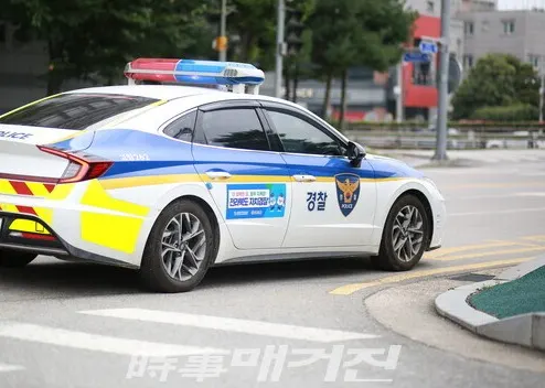 자치경찰 최초, 112순찰차 전국 최초 홍보(사진_시사매거진)