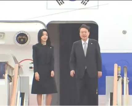 윤석열 대통령 부부 (사진=KBS뉴스 캡쳐)