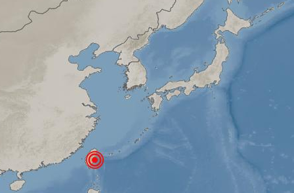 대만 지진 (기상청 제공)