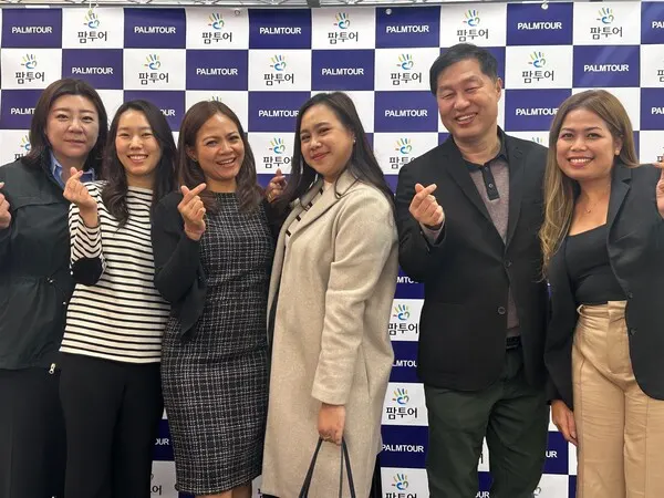 지난 4월 16일 발리 ‘Marriott Internation’ 체인 브랜드의 3곳 리조트 세일즈 팀이 팜투어를 방문했다.(사진_팜투어)