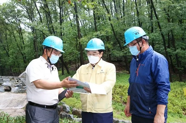 이동진 도봉구청장 안골 산사태 위험지역 방문