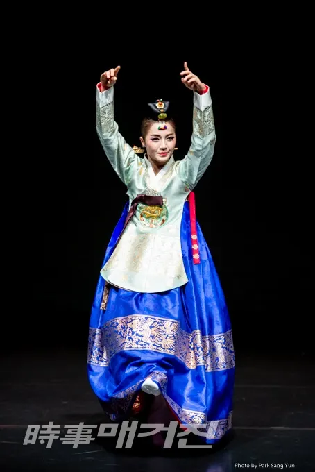 한국문화재재단(이사장 진옥섭) 주최의 팔일, 박보라의 한영숙류 태평무 (사진=박상윤 기자)