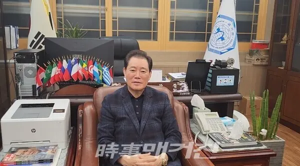 사진_국기원 이사장 전갈길 신년사