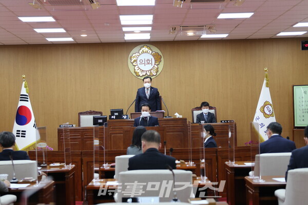 제251회 곡성군의회 임시회 개최.(사진_곡성군의회)