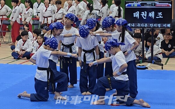 태권체조 경기모습 (사진_이성만 기자)
