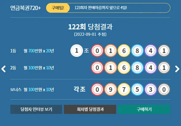 로또당첨번호조회, 로또1등당첨지역, 연금복권720당첨확인 (동행복권 홈페이지)