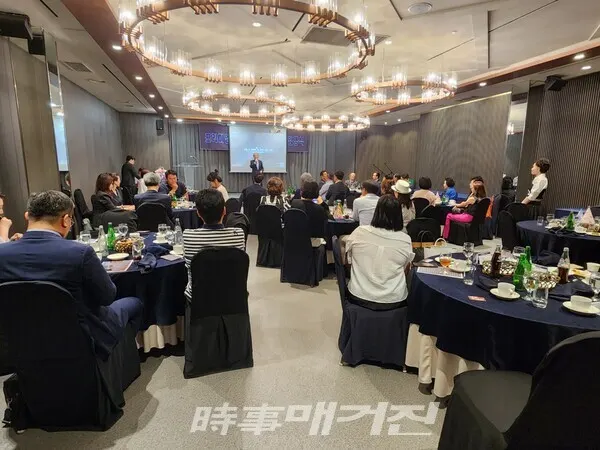 리버사이드호텔 5층 토파즈룸에서 열린 통합 K-CT 임명식에서 오명 장관.이 축하 인사말을 전하고 있다.(사진_시사매거진)