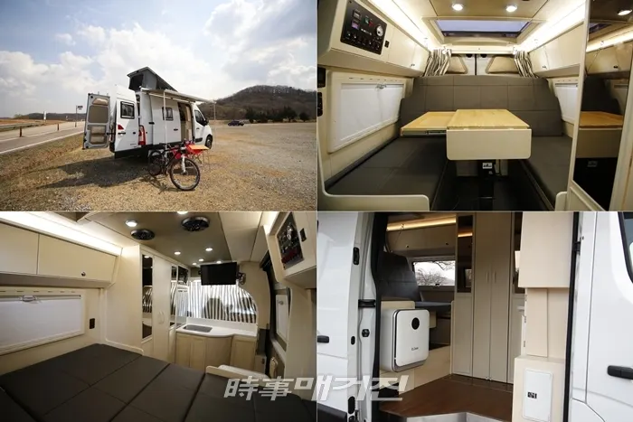 국내외 시장상황과 한국적 특성에 맞는 차량연구를 했다. 이를 기반으로 설계 도면부터 입체적으로 색을 입혀 체계적으로 준비, 현재 월평균 5~6대의 르노 마스터 캠핑카를 제작하고 있다.