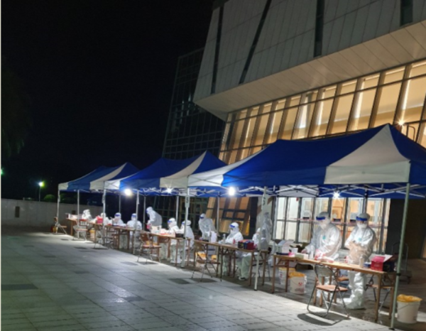 제주도내 코로나19 선별진료소(자료사진)