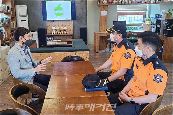 광주 남부소방서, 추석맞이 사랑의 봉사(사진_광주 남부소방서)