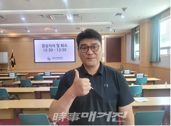 천하장사 출신의 이태현 용인대 교수(사진_시사매거진)