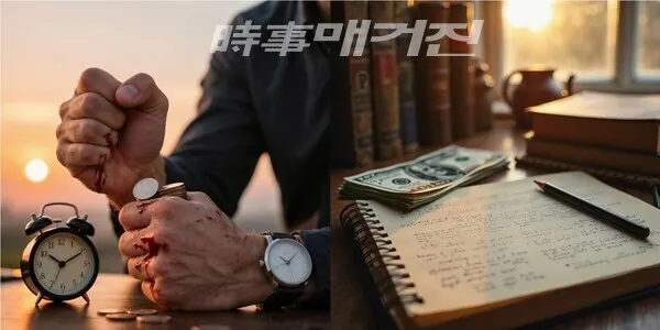 "돈, 뜨겁게 사랑하고 차갑게 다루어라" 이미지. (사진_SeaArt 생성)