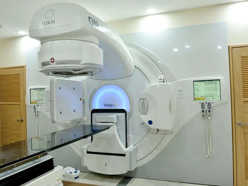 방사선 암치료 장비인 '라이낙(LINAC)'.(사진_부산온병원)
