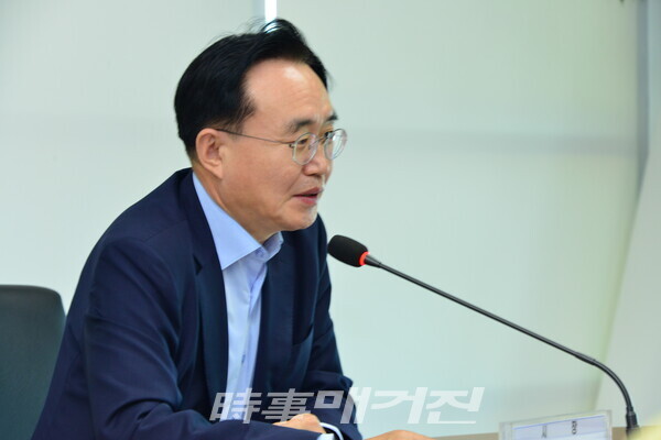 윤병태 나주시장(사진_손정빈 기자)