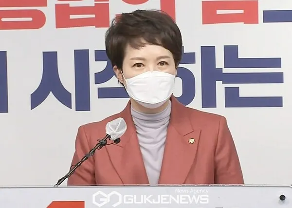 김은혜 대통령 당선인 대변인.(사진_국제뉴스)