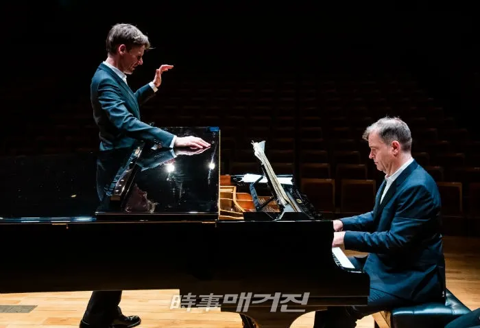 2019 서울국제음악제 봄 콘서트, 이안 보스트리지 & 줄리어스 드레이크_리허설 (사진제공=오푸스)