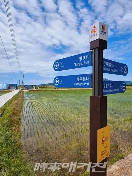 출발 4km 후 갈림길(사진_정용일 기자)