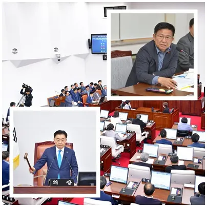 제주특별자치도의회 김경학 의원(위), 김태석 의장(아래)
