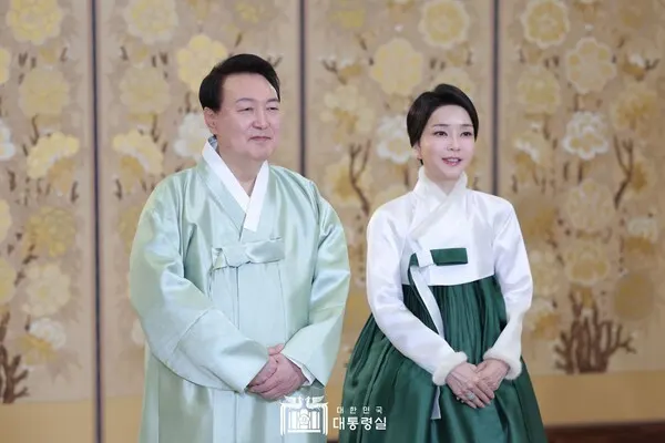 윤석열 대통령과 김건희 여사.(사진_대통령실)