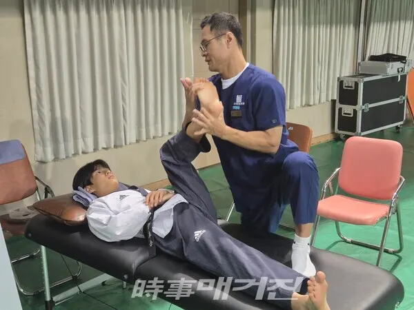 국대정형외과에서 선수들을 위해 컨디셔닝 센터를 운영하고 있다.