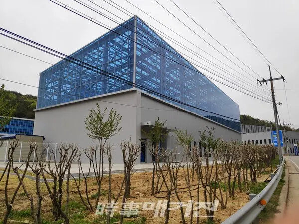 경운대학교 무인항공기환경제어성능시험센터 전경.(사진_경운대학교)