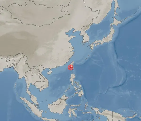 대만 지진 (기상청 제공)