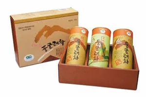 ▲ 국내 최초로 개발한 둥글레차.