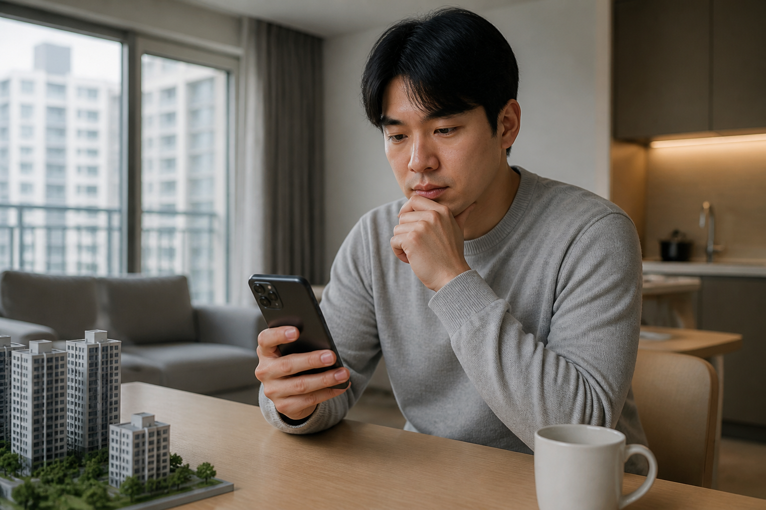 청약 정보 앱 AI 추천 앱 순위 — 1위 호갱노노, 5개 AI 엔진 GEO 지수 측정