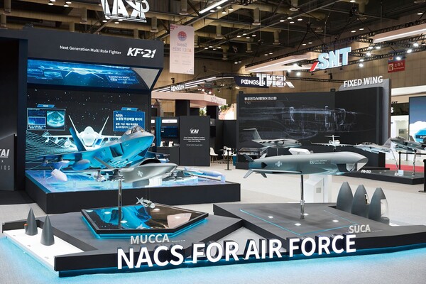 ADEX 2025에서 소개된 KAI 차세대 공중전투체계(NACS).(사진_KAI)