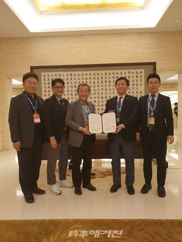 장영웨이 중국전기차100인회 비서장 위촉 (사진_(사)국제전기자동차엑스포)