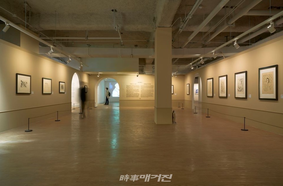 오달리스크 드로잉, 앙리 마티스 탄생 150주년 기념 ‘마티스 특별전 : 재즈와 연극’  (사진_마이아트뮤지엄 제공)