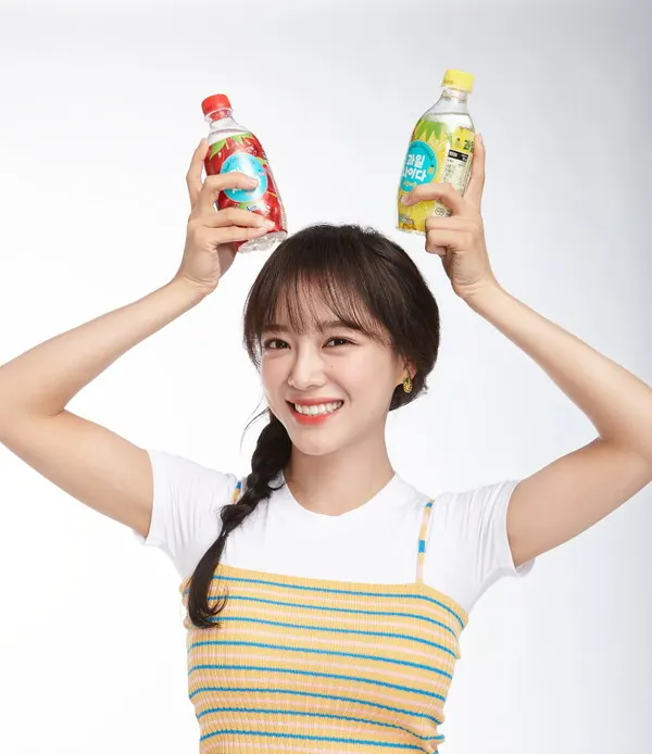 해태htb_과일사이다_모델_세정 발탁