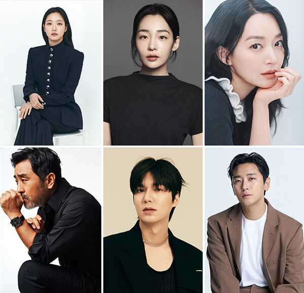 (좌측부터) 김고은(©BH엔터테인먼트), 김민하(©눈컴퍼니), 신민아(©에이엠엔터테인먼트),류승룡(©프레인TPC), 이민호(©MYM엔터테인먼트), 주지훈(©블리츠웨이엔터테인먼트)