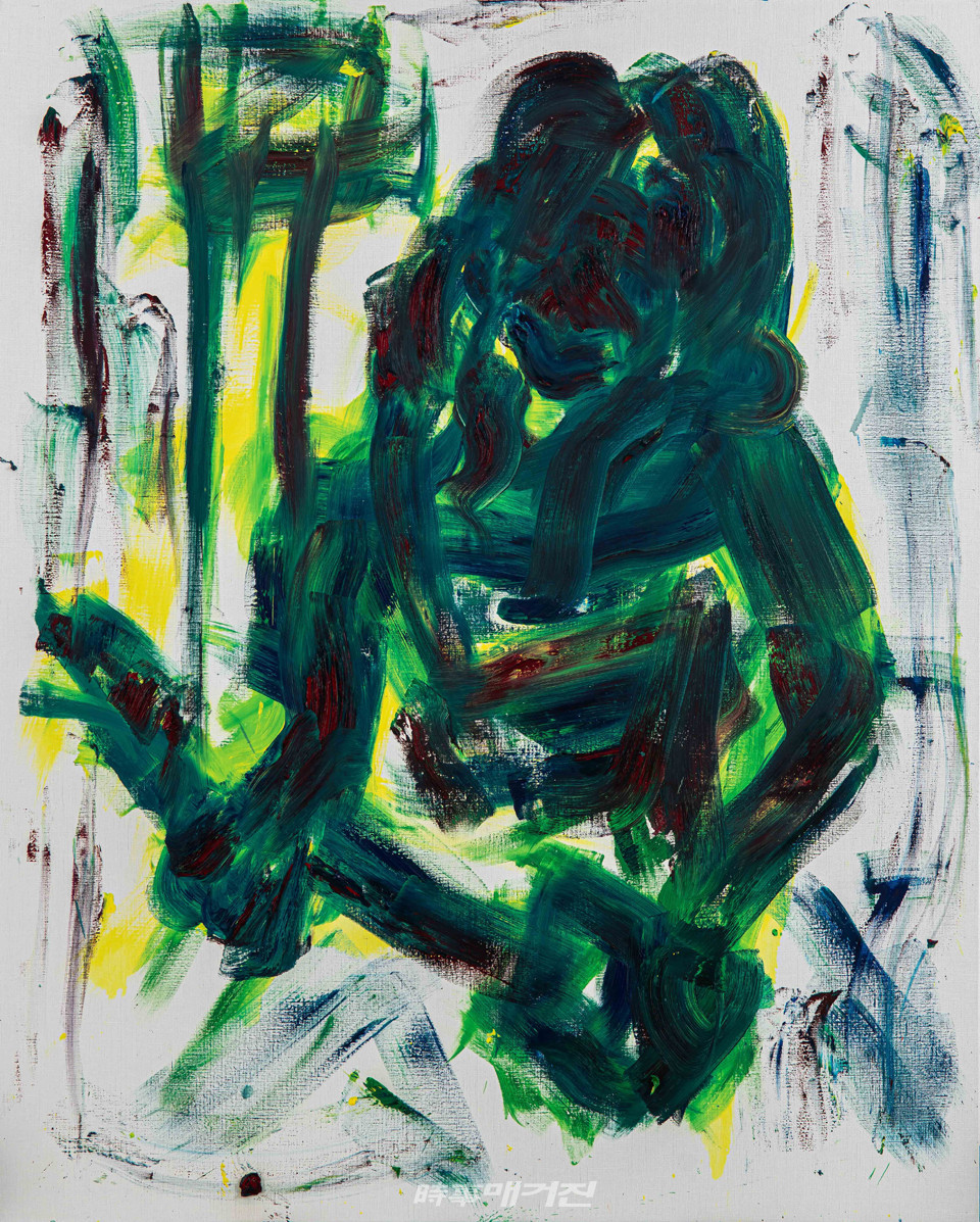김상표_푸른난장5_캔버스에 유채_162.2×130.3cm_2020